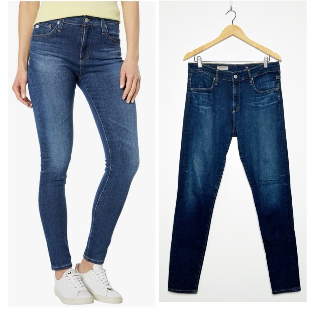 AG Adriano Goldschmied The Farrah High Rise Skinny Jeans Size 32